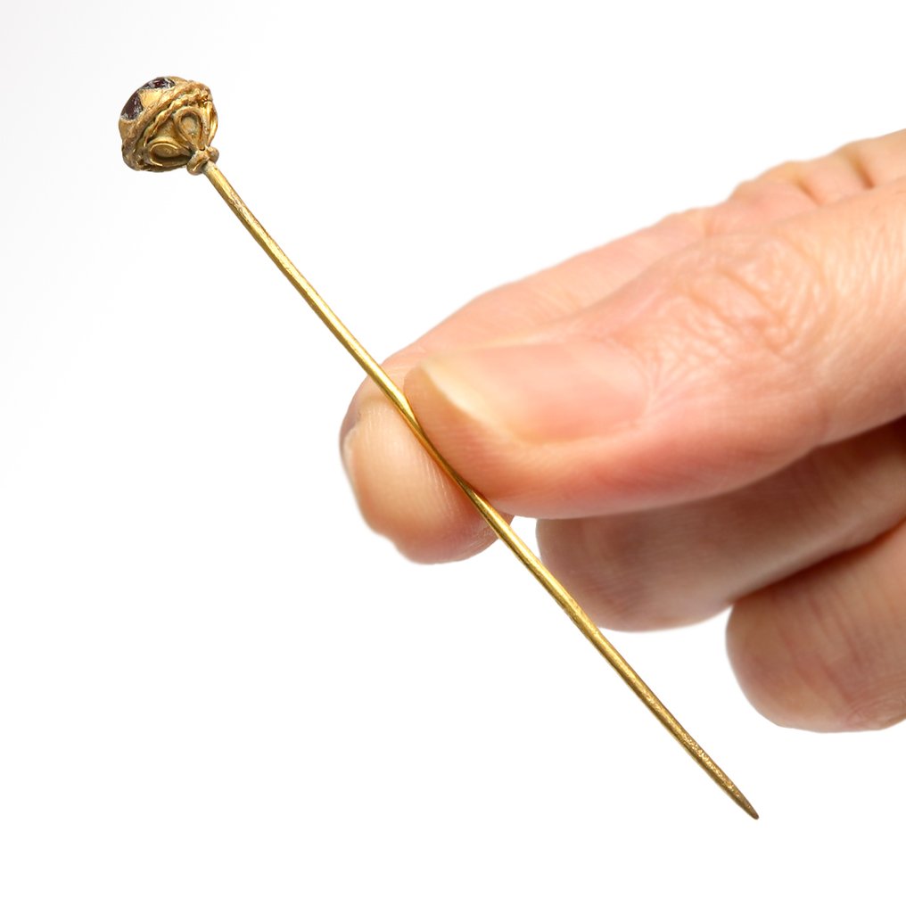 Antigua Roma Oro, granate Pin #1.0