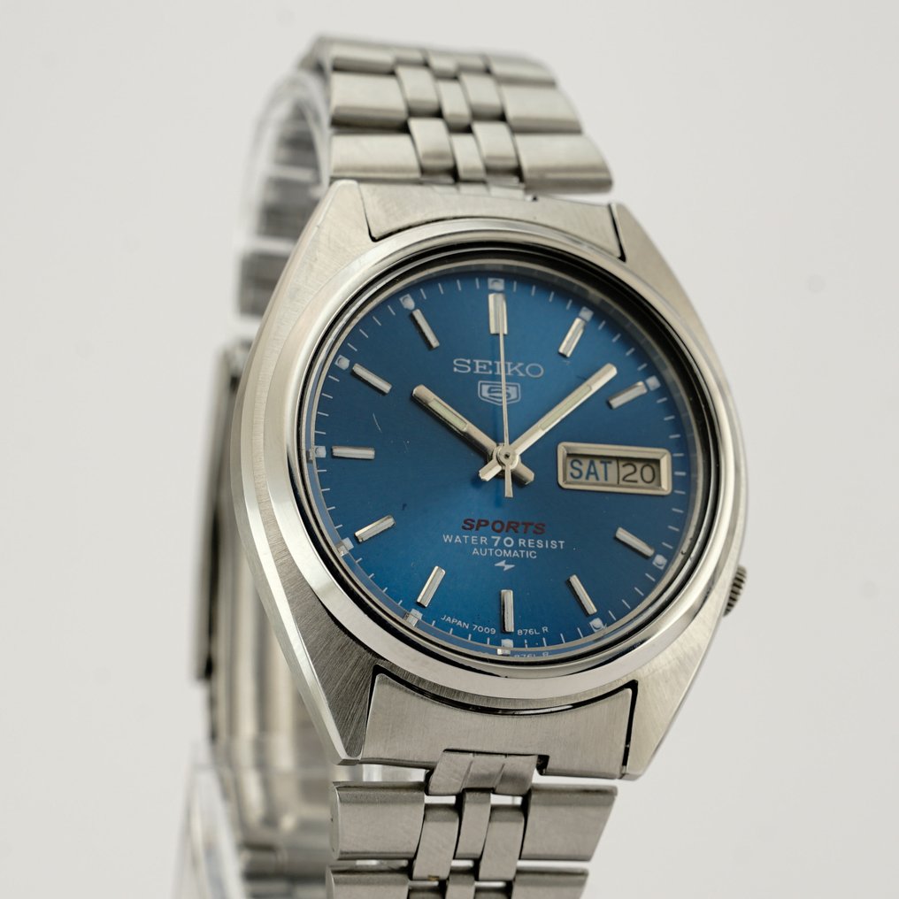 Seiko - Seiko 5 Automatic Day-Date - χωρίς τιμή ασφαλείας - 7009-8740 - Άνδρες - 1970-1979  #1.0