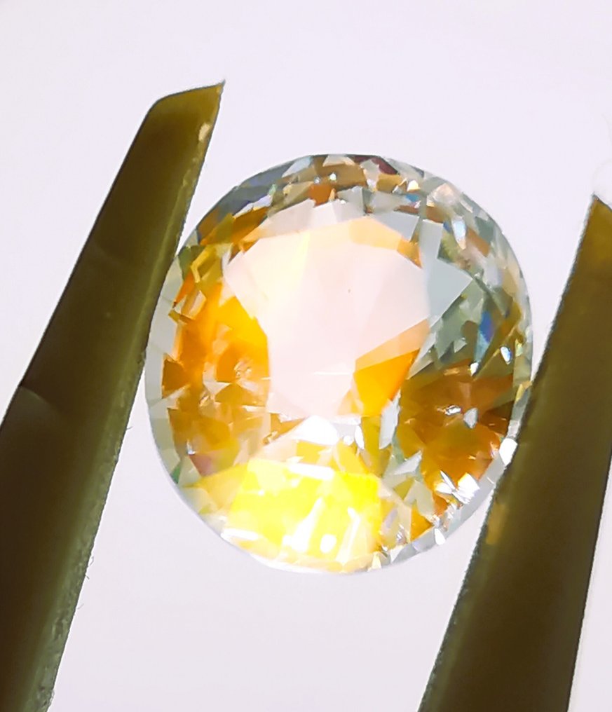 没有保留价 - 1 pcs  多色 月光石  - 1.79 ct - 西班牙宝石学院（IGE） - MOONSTONE/RAINBOW #3.2