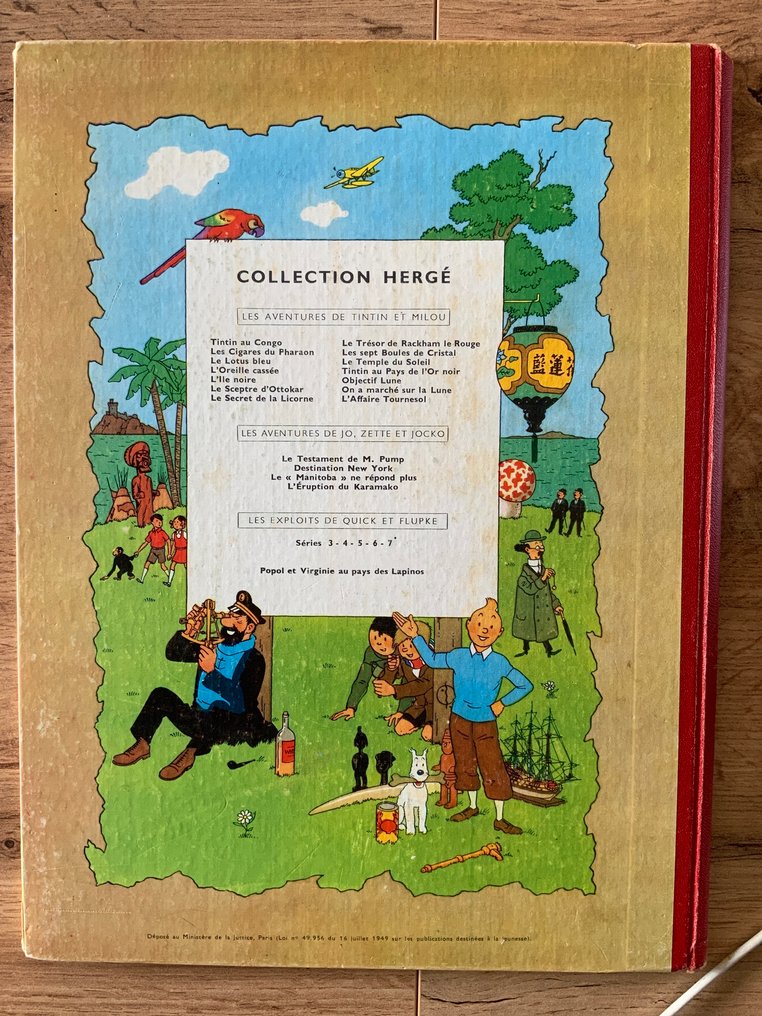 Tintin T18 - L’Affaire Tournesol (B19) - C - 1 Album - Erste französische Ausgabe - 1956 #1.0