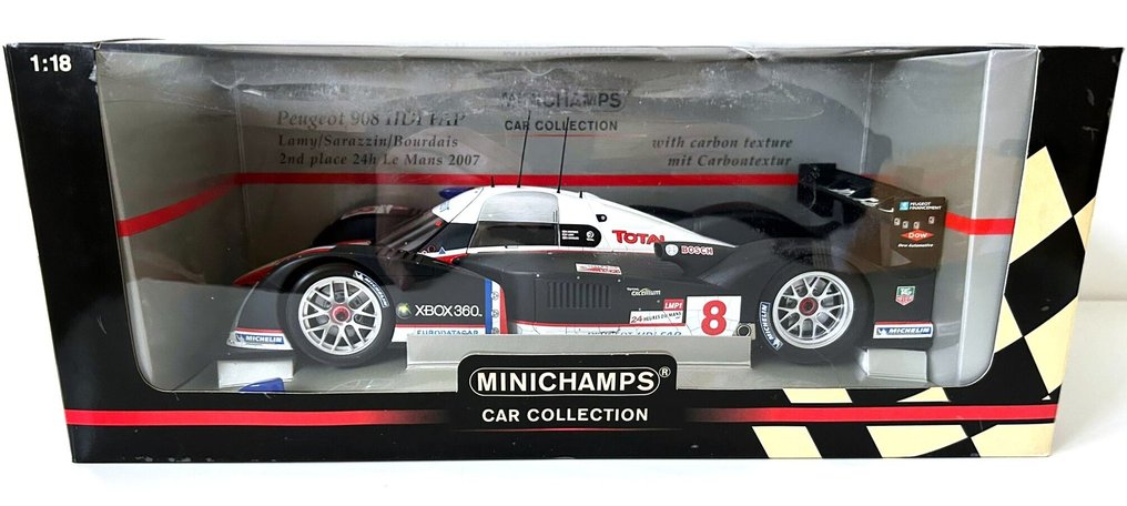 Minichamps – 1:18 – Peugeot 908 – Le Mans 2007 - Modell autó #1.0