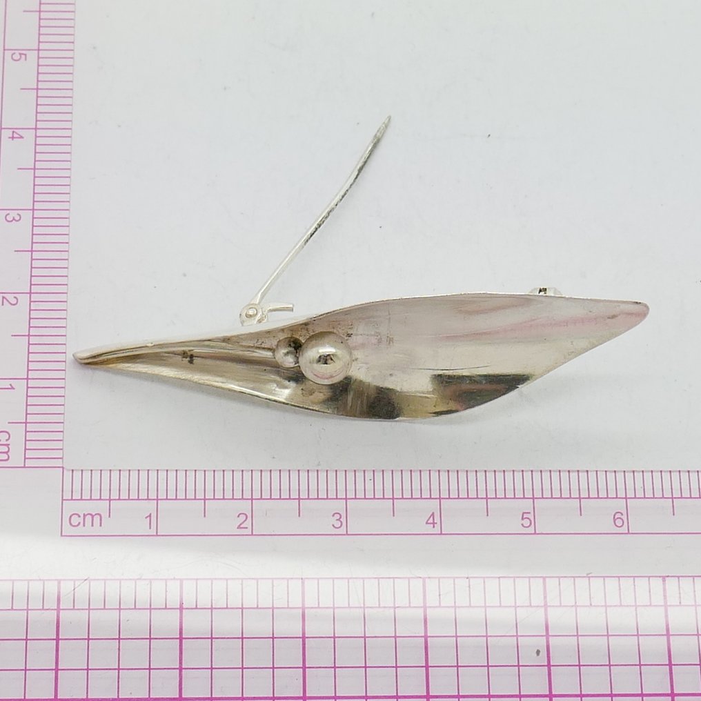 沒有保留價 - 胸針 銀 - Ab Elsbri - 1959 #4.3