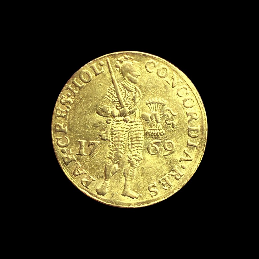 Pays-Bas, Dordrecht Gouden Dukaat 1769 / PR- / scherpe slag #1.0
