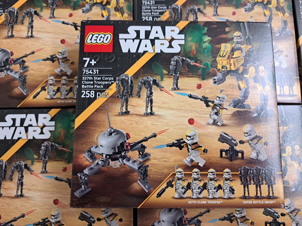 LEGO 套組 - Star Wars - 10x 75431 327th Star Corps Clone Troopers Battle Pack (NO MINIFIGS) #1.0