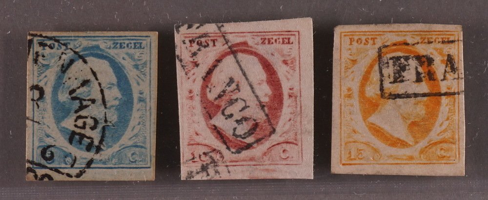 Netherlands 1852/1864 - NVPH 1/6 used #1.0