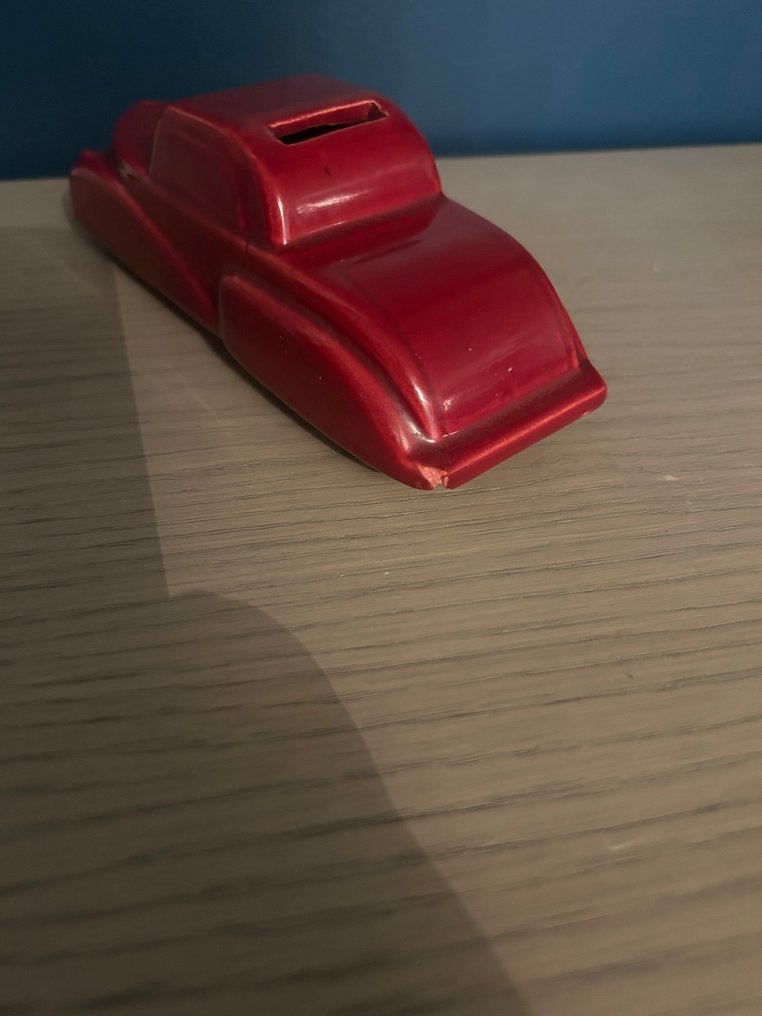 Ceramic piggy bank - Faïence de Saint-Clément - Prototype de voiture - 1930 #2.1