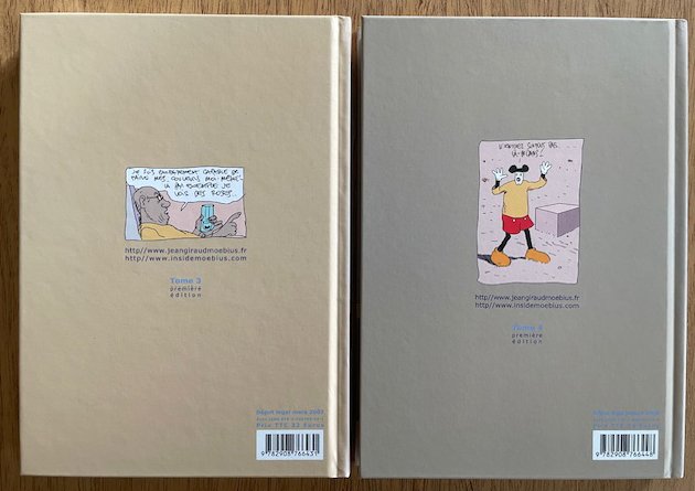 Inside Moebius T3 + T4 - 2x C - 2 Album - Første udgave - 2007/2008 #1.0