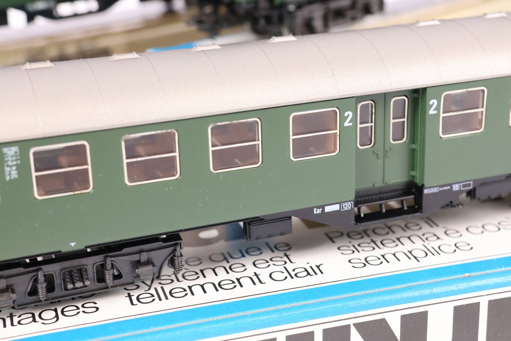 Märklin H0 - 4131/4132/4133 - Model train passenger carriage (3) - Three conversion vehicles - DB #3.2