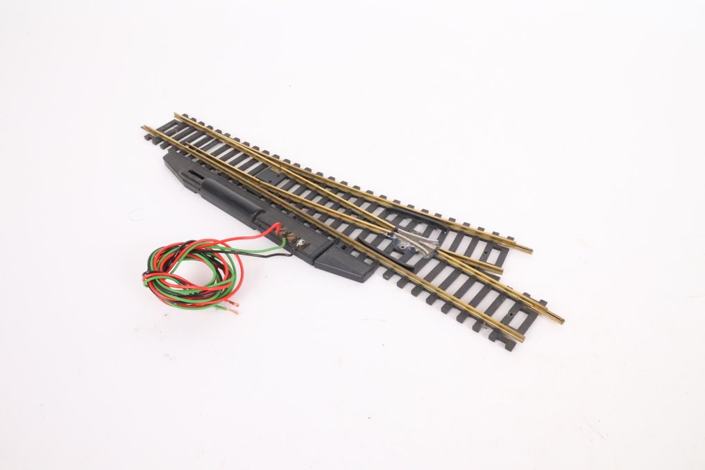 Roco H0 - 4530/4540/4541 - Model train tracks (5) - 15-degree electrical switches left + right #2.1