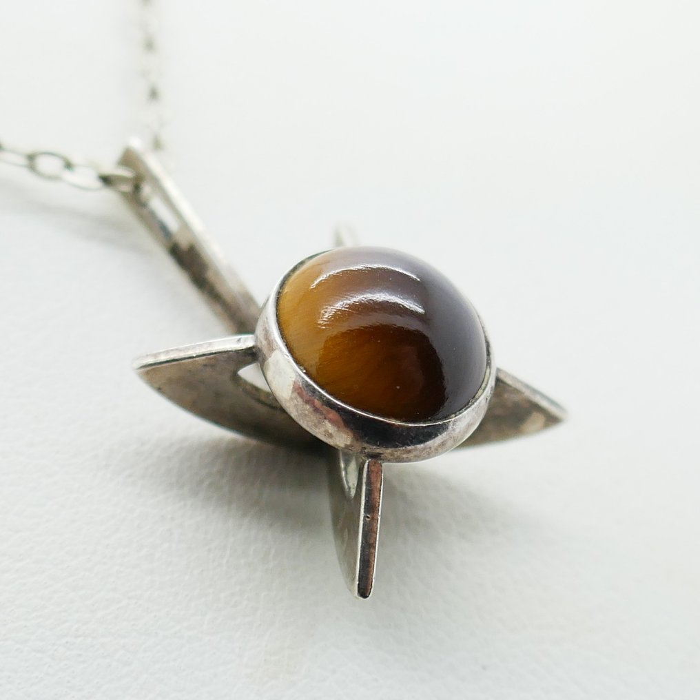 没有保留价 - 吊坠项链 银 - Salovaara #1.0