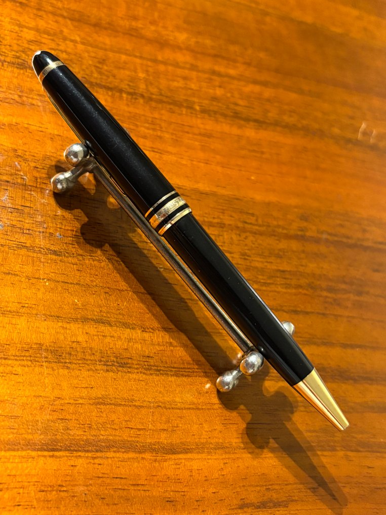 Montblanc - Montblanc  Meistrstuck Ballpoint Black Lacquer Gold Trims - Penna roller #2.1