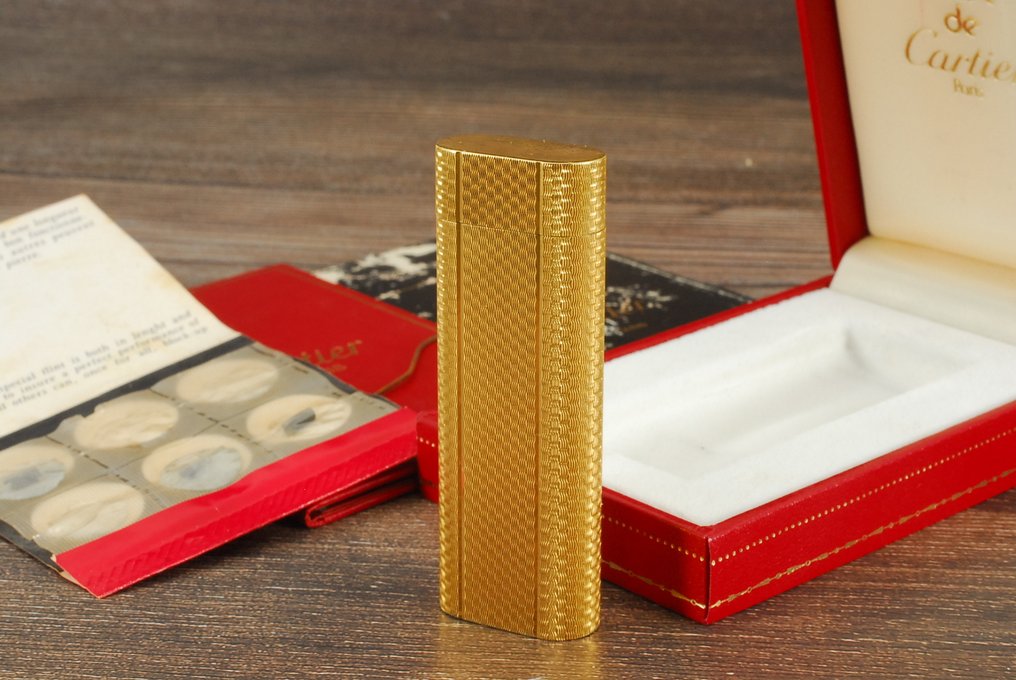 Cartier - Oval Gas Lighter - 口袋打火机 - 金镀（Plaqué Or G） #1.0