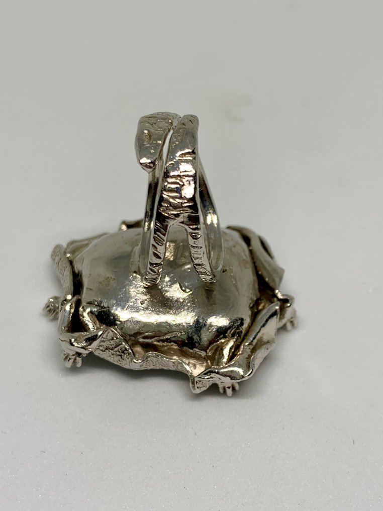 Perle - Silber - Ring - Barockperlen #4.3