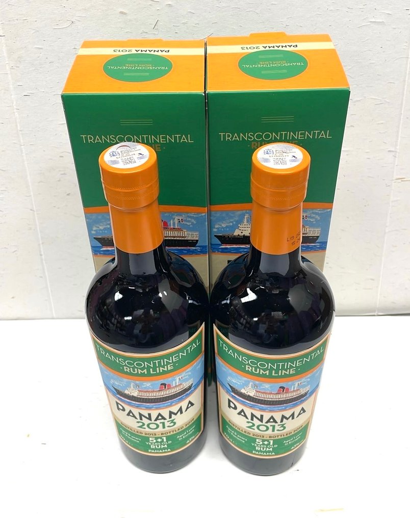 Transcontinental Rum Line 2013 - Panama   - b. 2019  - 70cl - 2 μπουκαλιών #4.3