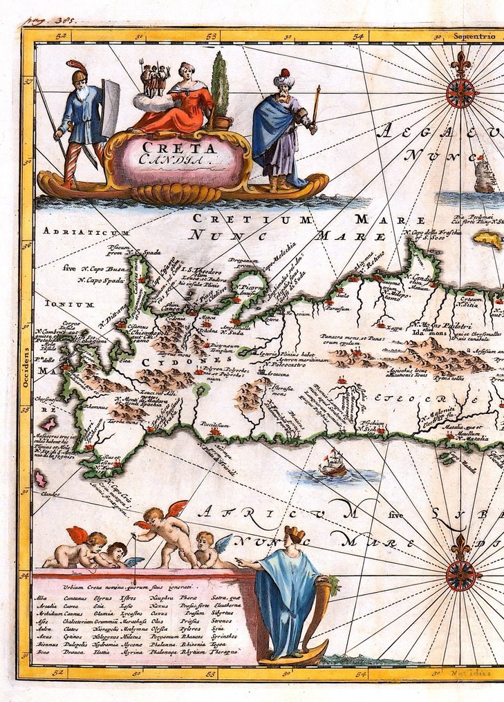 Greece - Crete; O. Dapper - Creta Candia - 1703 #1.0