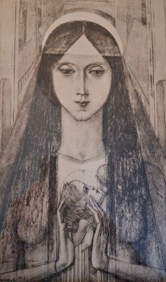 Jan Toorop (1858-1928) - Madonna met kind #1.0