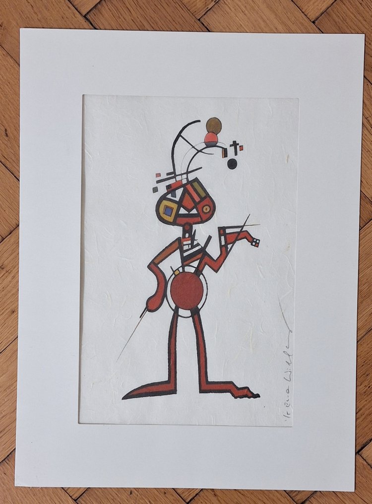 Emma Wildfang - Triptych The Ant (and the Aardvark) "Tribute series"- Icons Reimagined "Wassily Kandinsky" #2.1