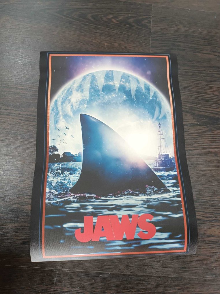 Jaws -  - Prop ταινίας Εκτύπωση τέχνης Jaws περιορισμένης έκδοσης (σε άριστη κατάσταση) #1.0