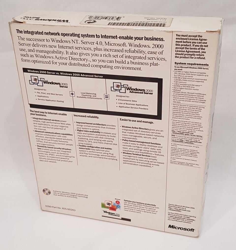 Microsoft Windows 2000 Server - 電腦軟體 (1) - 不成套 #1.0