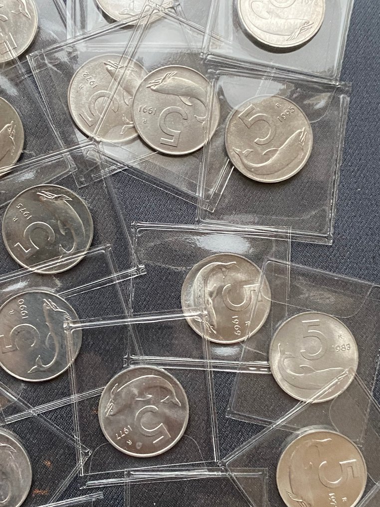 意大利，世界。. Collection of Coins 227 Monete 1948/1999  (沒有保留價) #4.3