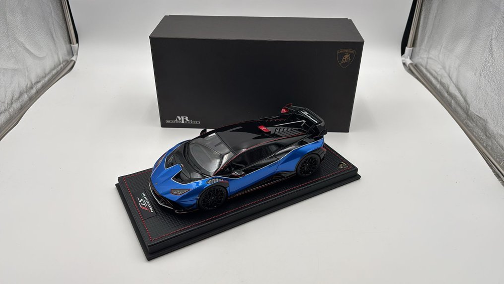 MR Collection 1:18 - Modellino di auto - Lamborghini Huracan STJ Blu Eliadi - (cod.B59) #1.0