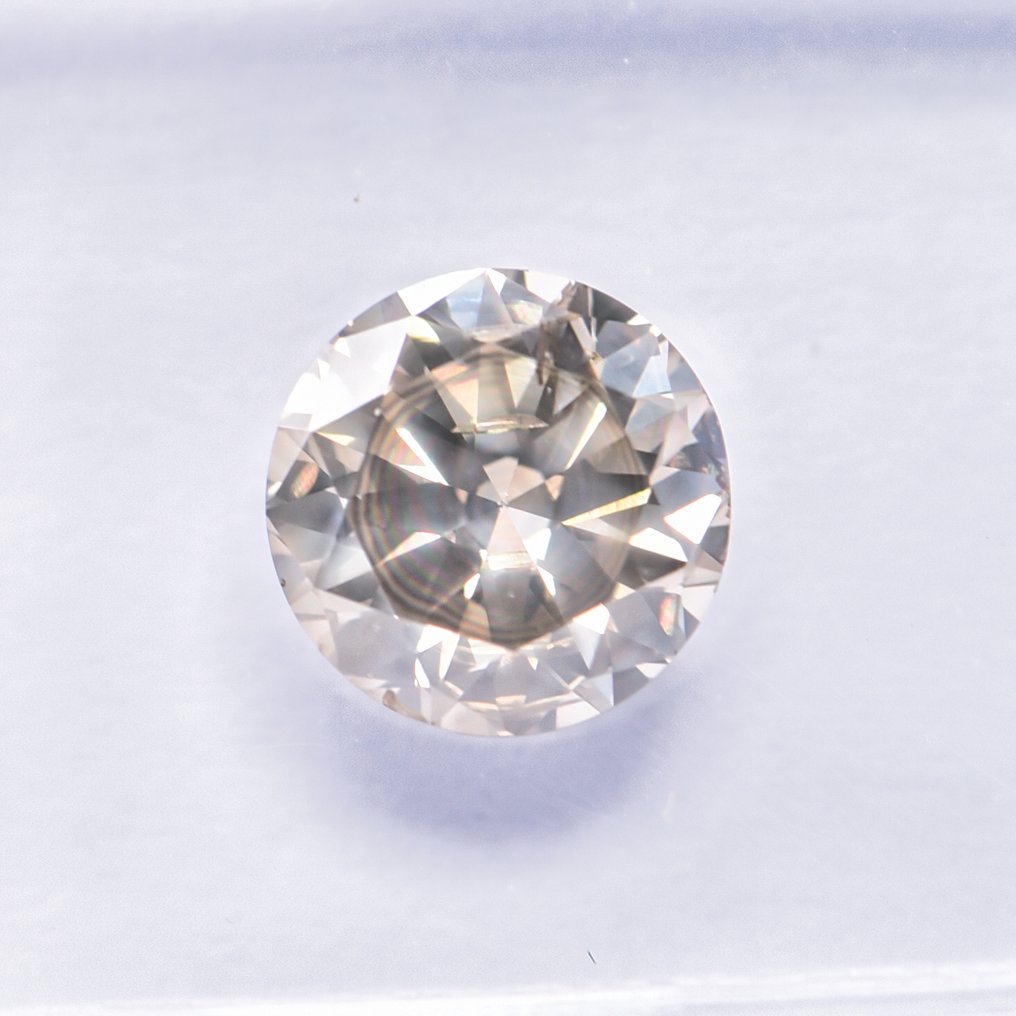 Ei pohjahintaa - 1 pcs Timantti  (Luonnonvärinen)  - 1.18 ct - Pyöreä - Fancy Harmahtava, Rusehtava Keltainen - SI2 - Kansainvälinen gemologinen instituutti (IGI) - VG #1.0