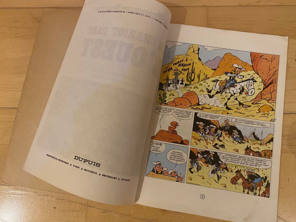 Les Tuniques Bleues T1 - Un Chariot dans l'Ouest - B - 1 Album - Ensipainos - 1972 #3.2