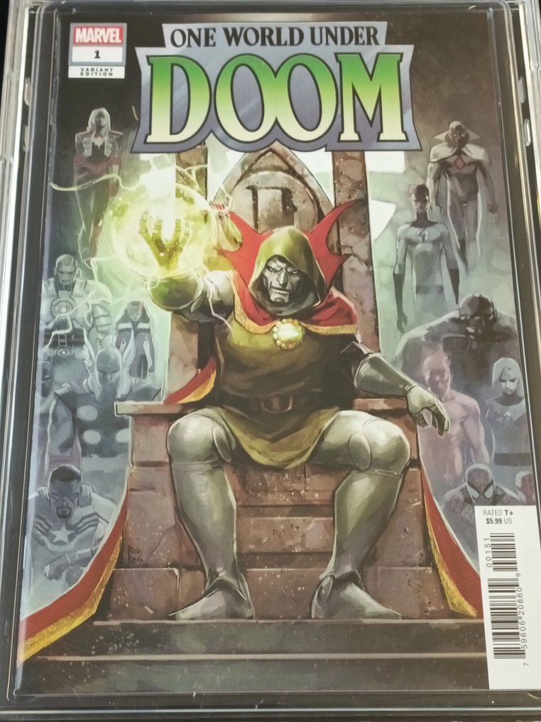 One World Under Doom #1 - Rod Reis Variant - EGC 9.8 - 1 Graded comic - EO - 2025 #2.1