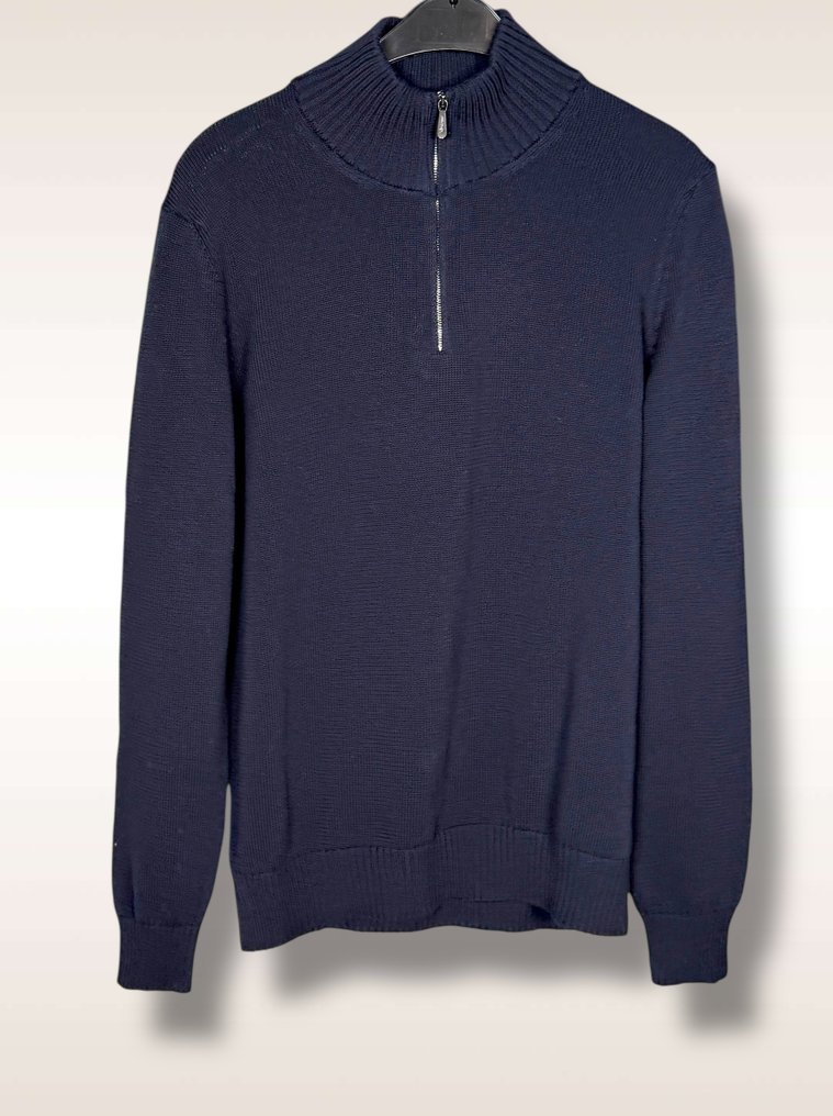 Drumohr-Size 50-Knitted-With Zipper-€369 - Maglione - Nuovo con etichette #1.0