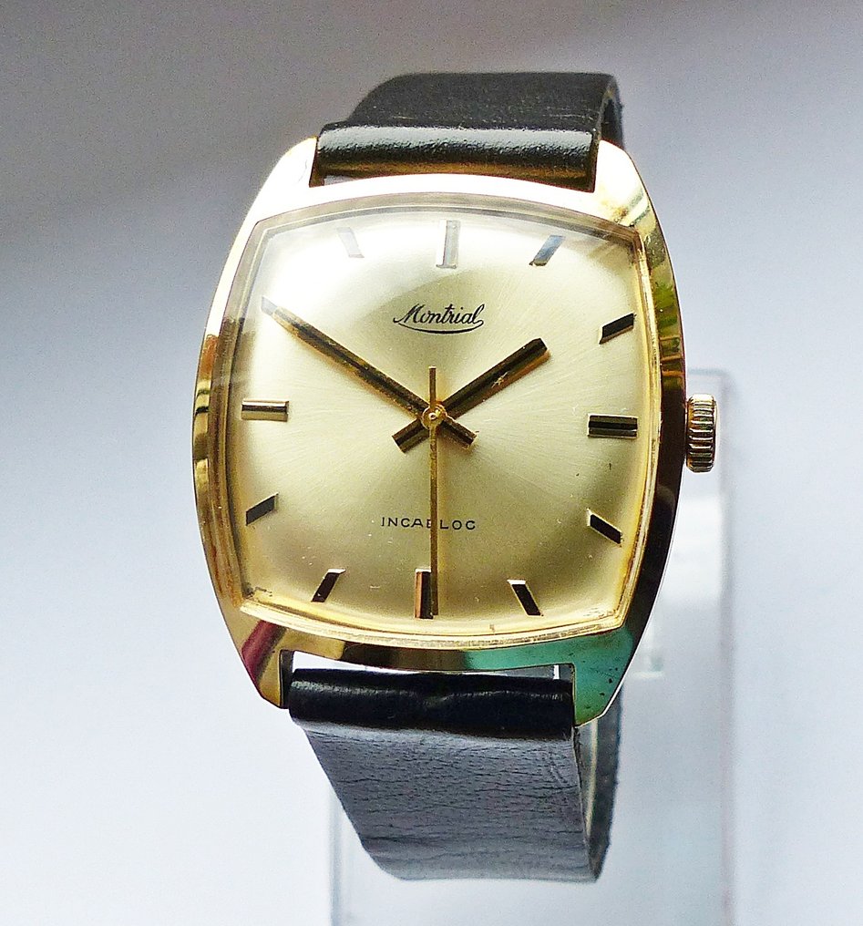 Montrial ( Kurt-Stahl Pforsheim ) - Classic Tonneau 17Jewels - χωρίς τιμή ασφαλείας - 5002 - Άνδρες - 1960-1969  #1.0