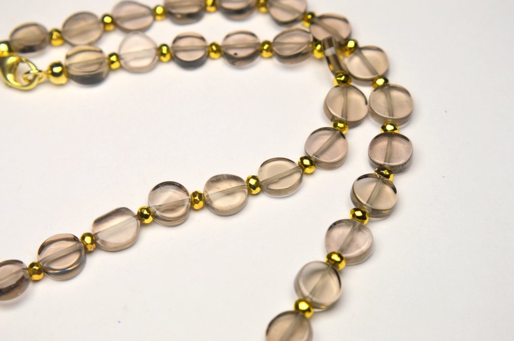 Prata 925 - 18,85g - Colar - Quartzo fumê marrom #2.1