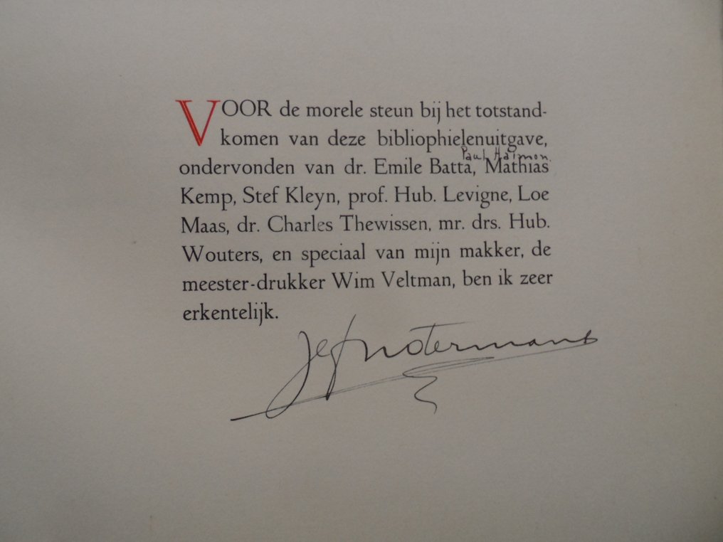 Jef Notermans - De Mosaanse minnezanger Henric van Veldeke. - 1958 #4.3