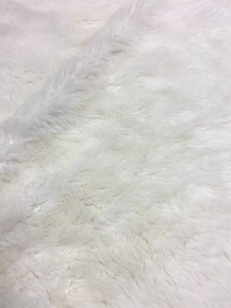 Splendid, consistent, and very soft cream white fur coat. - Upholstery fabric - 350 cm - 140 cm #2.1