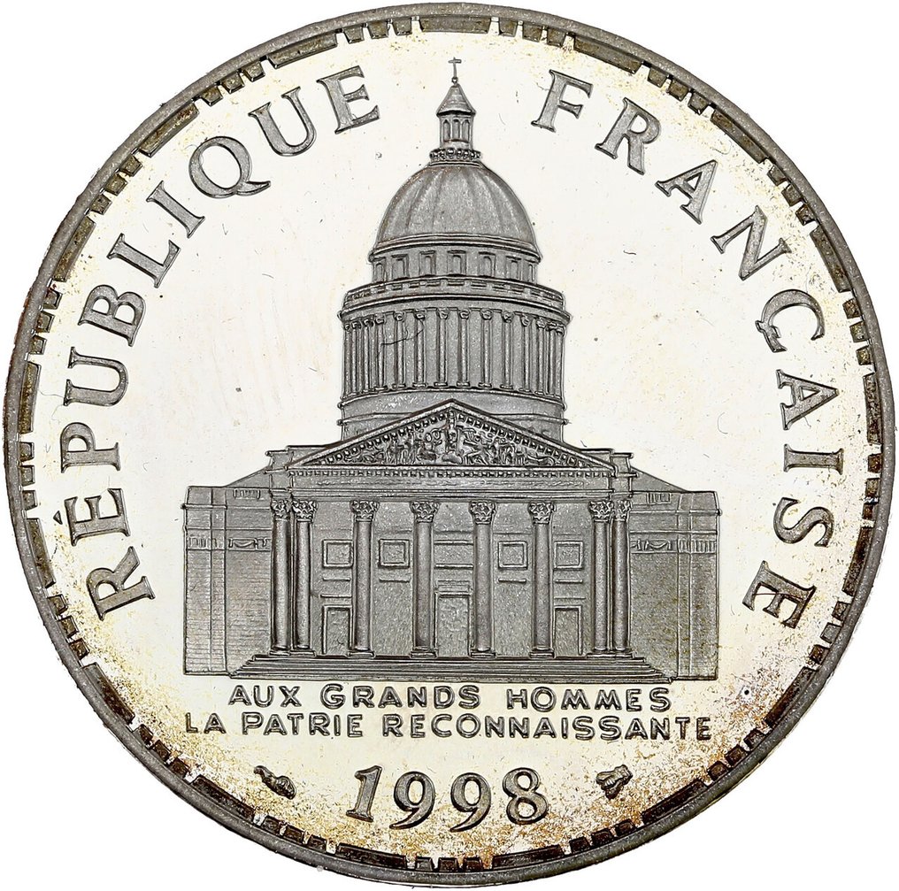 Γαλλία. 100 Francs 1998 Panthéon. Proof/BE  (χωρίς τιμή ασφαλείας) #1.0