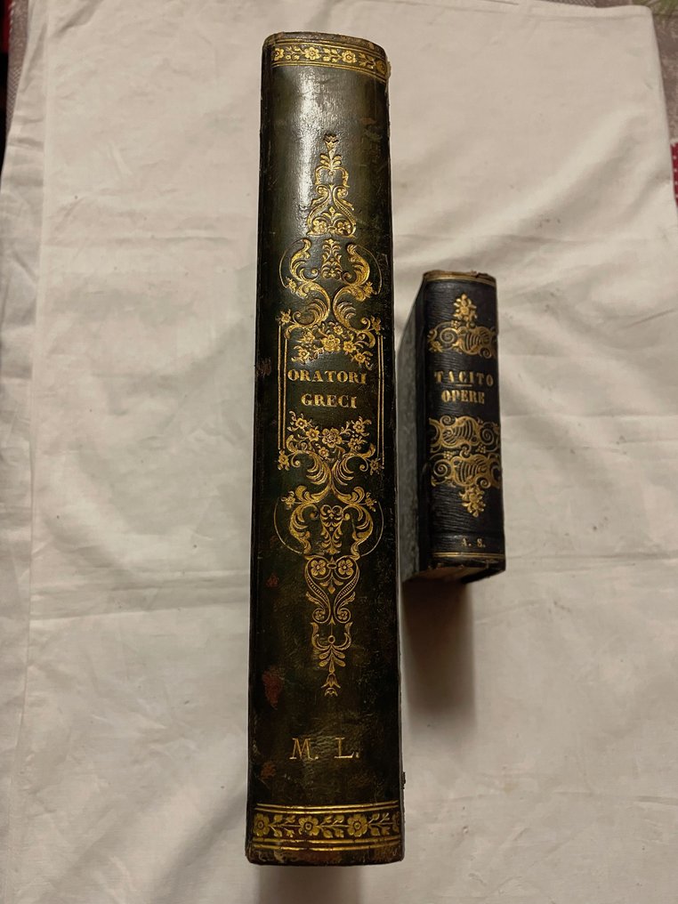 Melchiorre Cesarotti - Bernardo Davanzati - Gli Oratori Greci - Opere di C. Cornelio Tacito - 1829 #1.0
