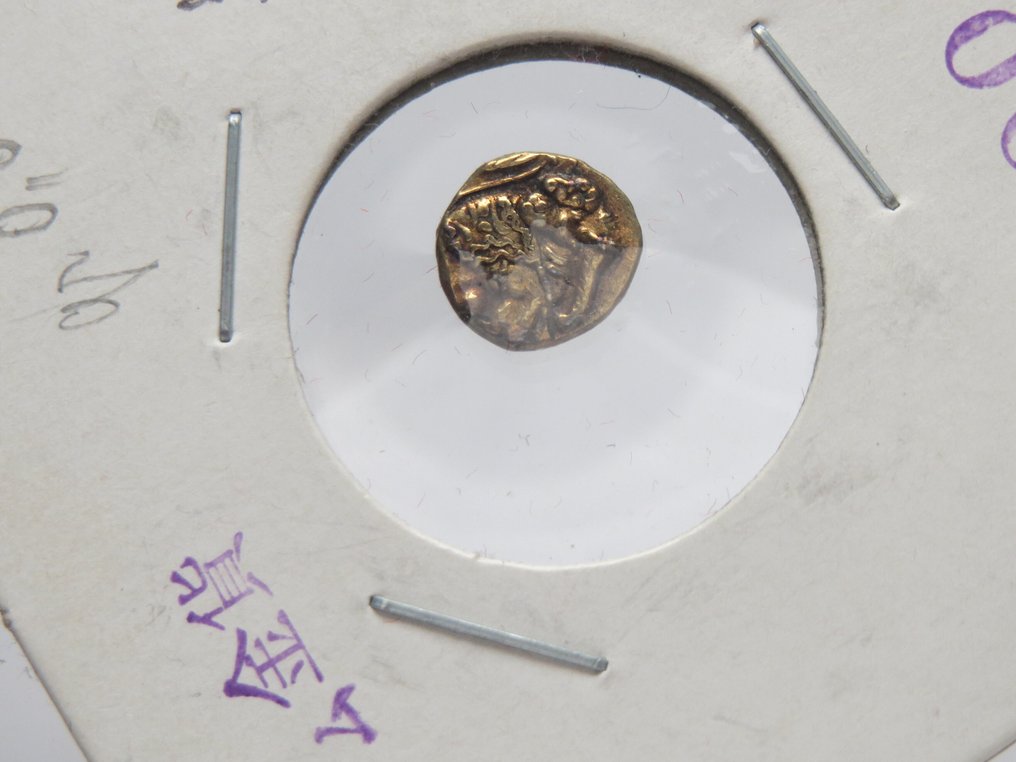 Χαλκονομίσματα της Μεσαιωνικής Ινδίας - Δυτικοί Γκάνγκας και Χόισαλας (Νότιο Ντεκάν). Gajapati Double Gold Fanam #4.3