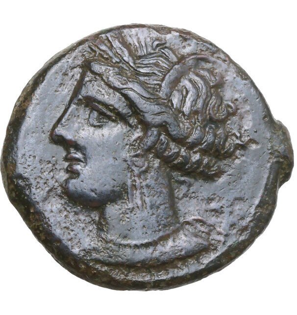 撒丁岛，腓尼基 300-264 BC, Tanit + horse #1.0