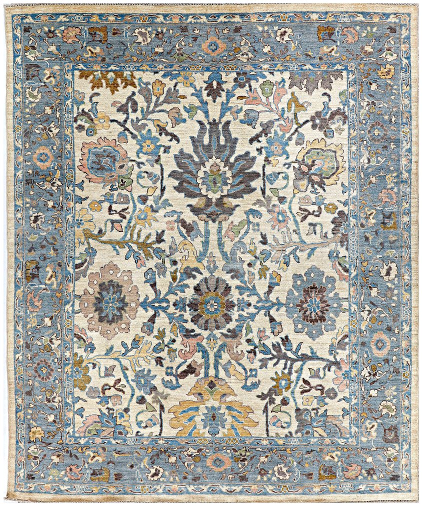 Afghan, Ziegler Kazak, 大型手工结织传统Oushak地毯，独特，高品质，优质羊毛 - 地毯 - 304 cm - 254 cm - 新手工设计师地毯 #1.0