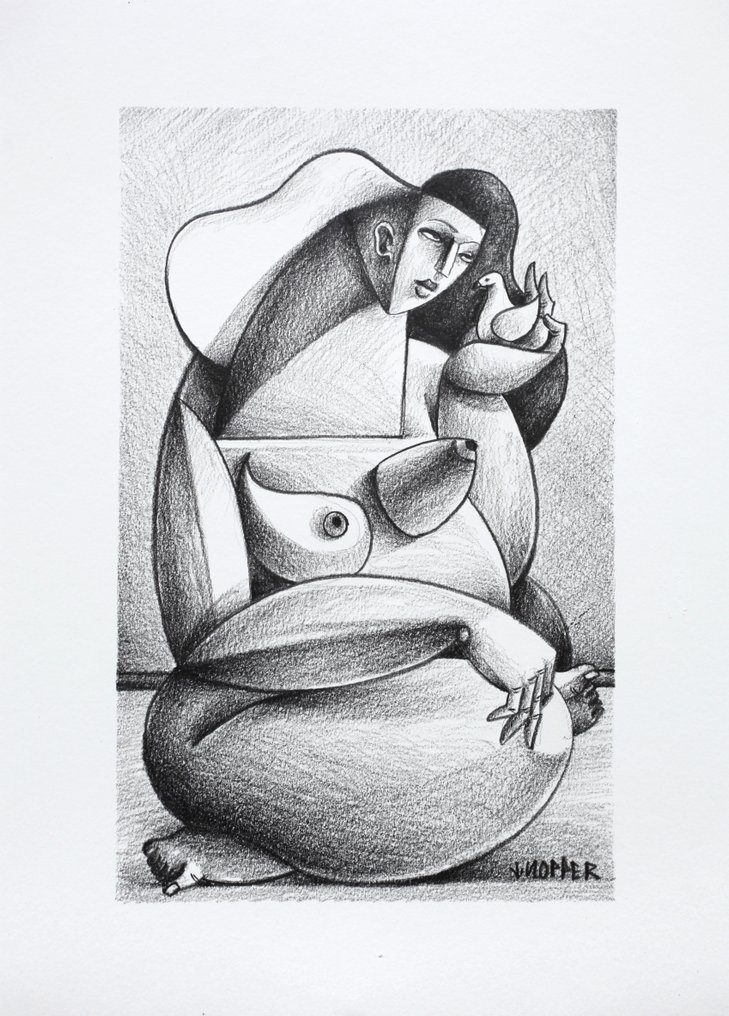 Jone Hopper - Etude Femme à la colombe #1.0