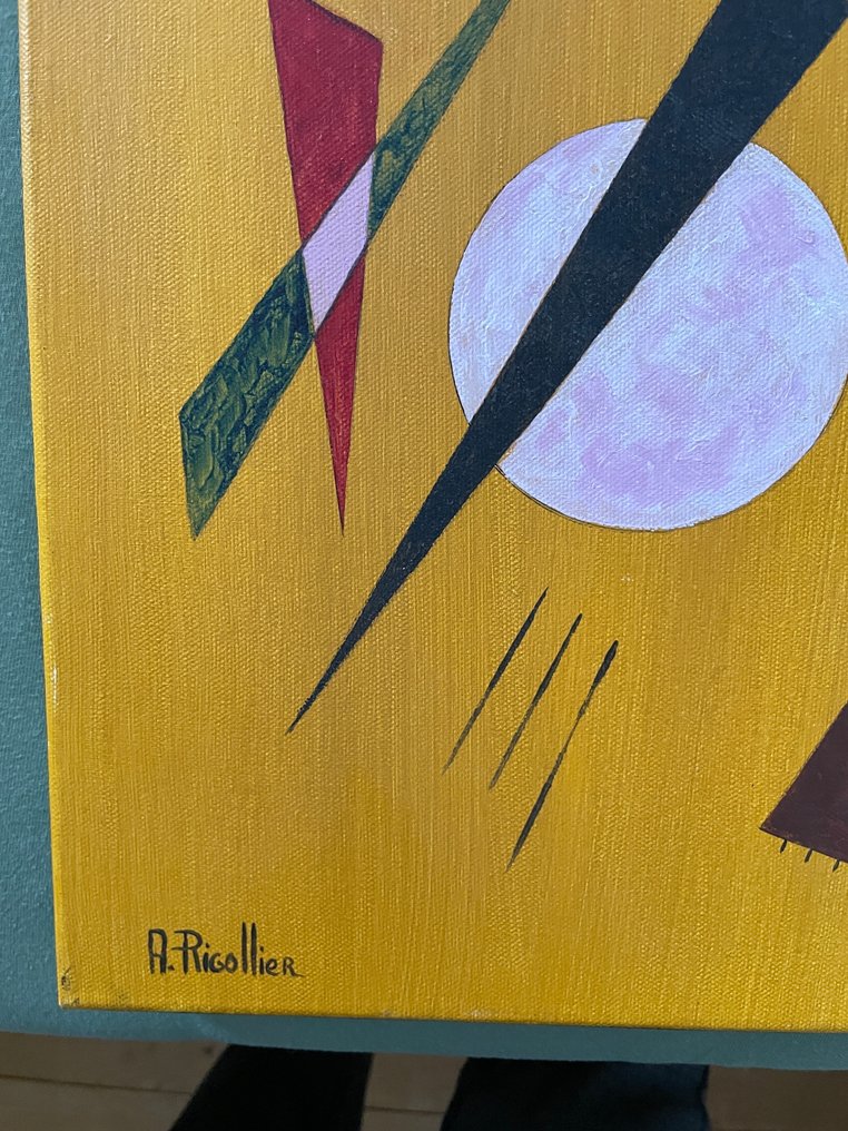 Alain Rigollier (1955) - Composition abstraite #2.1