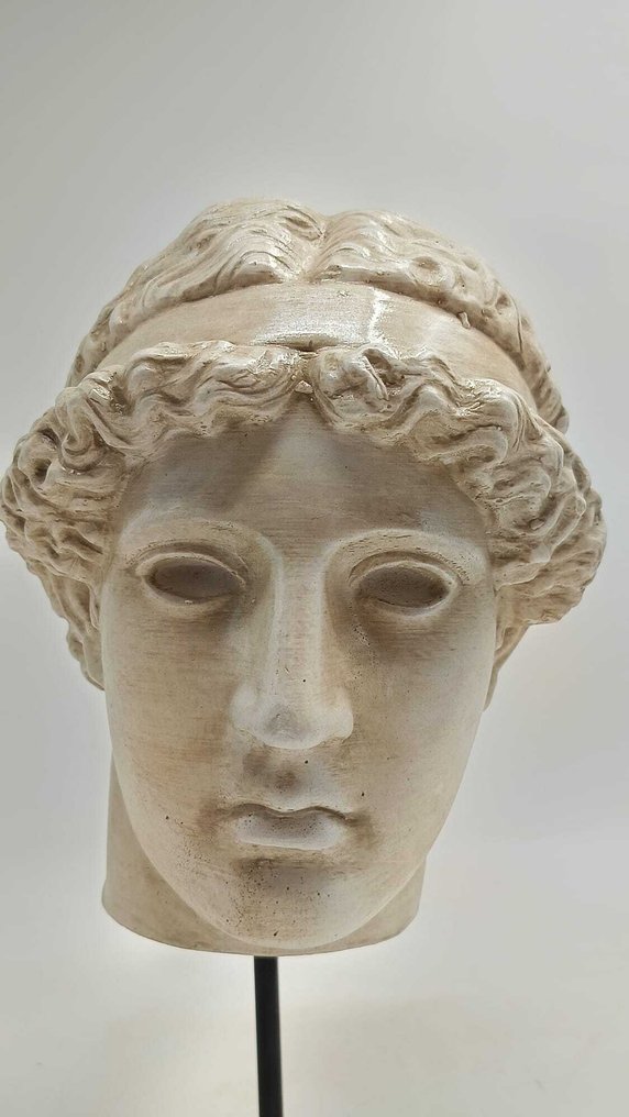 Γλυπτό, Testa di Atena - 34 cm - μαρμάρινη σκόνη #4.3