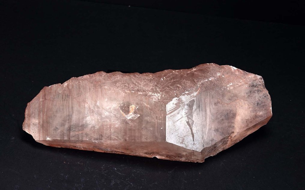 Καπνιστός χαλαζίας Τραχύς - Ύψος: 29 cm - Πλάτος: 10 cm- 2.1 kg - (34) #3.2