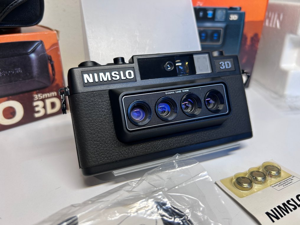 Nimslo Nimslo 3D with case, boxes and more... Aparat analogowy #2.1