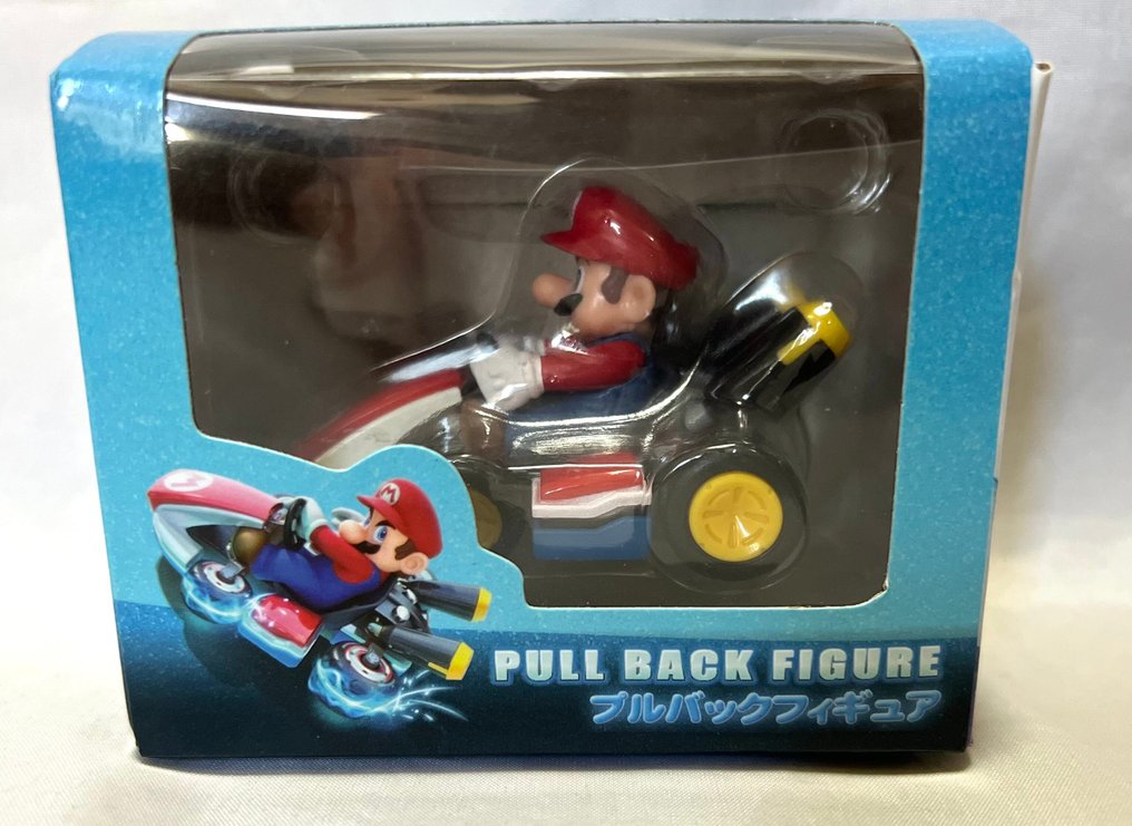 Nintendo  - Pojazd zabawkowy Nintendo – Mario Kart – Pull Back Figure – Unopened – Set item (single figure)：Mario - 2020+ - Japonia #1.0