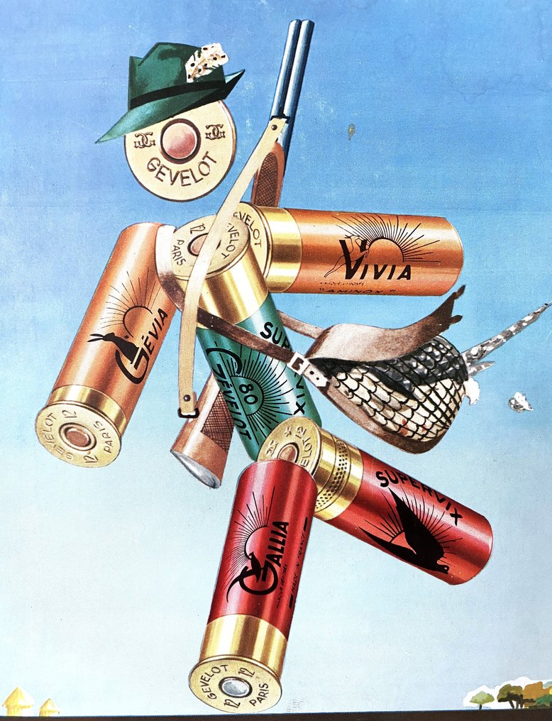 Reklámdoboz Gevelot lőszerekhez. - Jel - karton #3.2