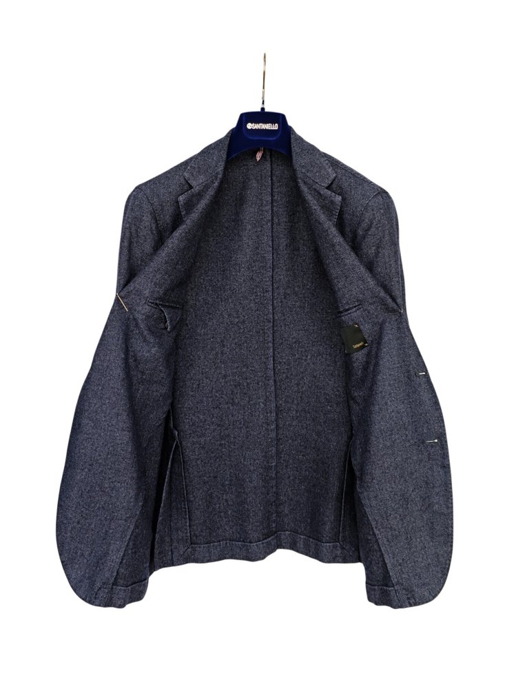 SANTANIELLO RRP 600€ – Blue Wool Blend Casual Blazer – Made in Italy - 54 IT - Blazer - New with tags #3.2