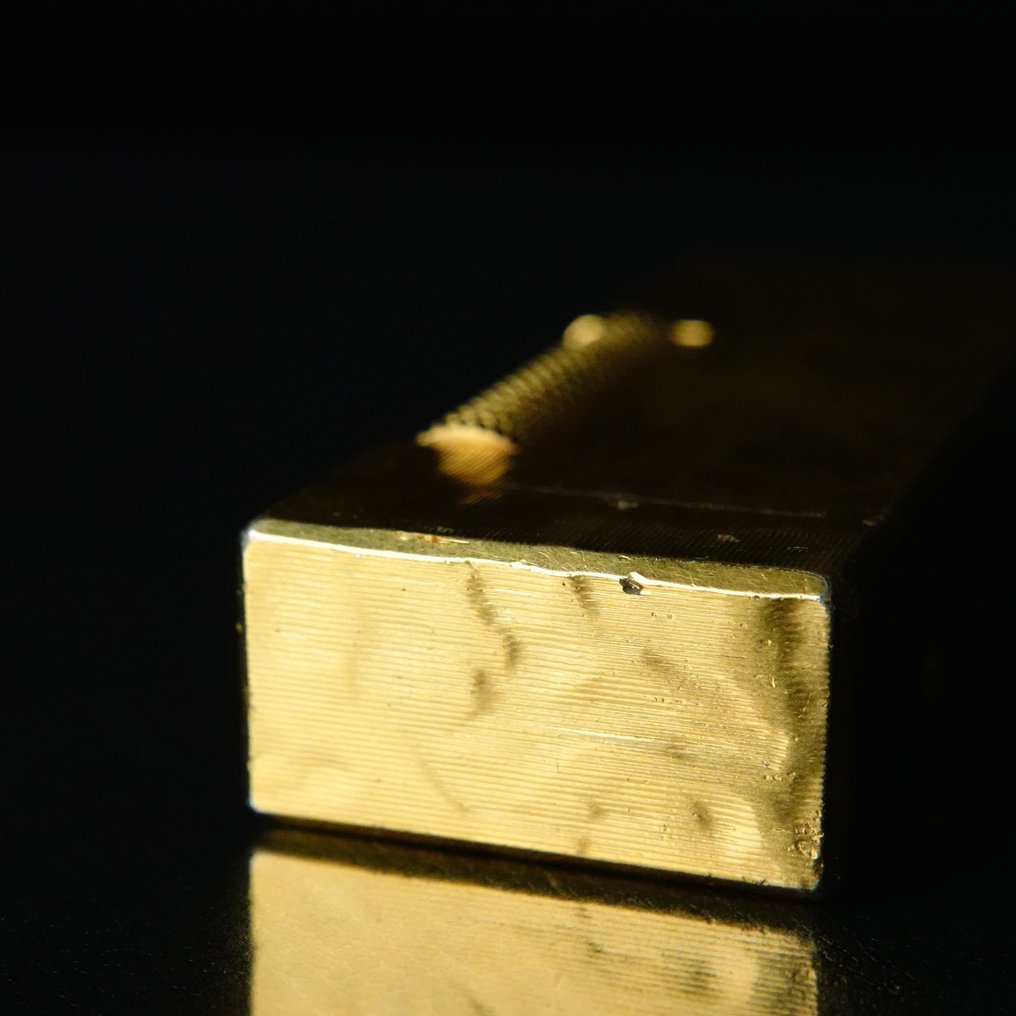 Dunhill - Silk Moire Pattern Rollagas Lighter - 沒有保留價 - 打火機 - 鍍金 #4.3