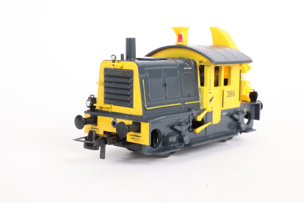 Roco H0轨 - 43678 - 柴油内燃机车 (1) - Sik 355 配备 Hiab 起重机 - NS #3.2