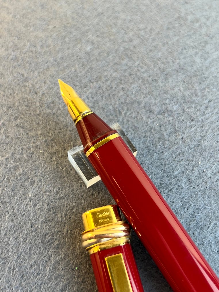 Cartier - Cartier trinity in red lacquer - Nincs minimálár - Töltőtoll #2.1