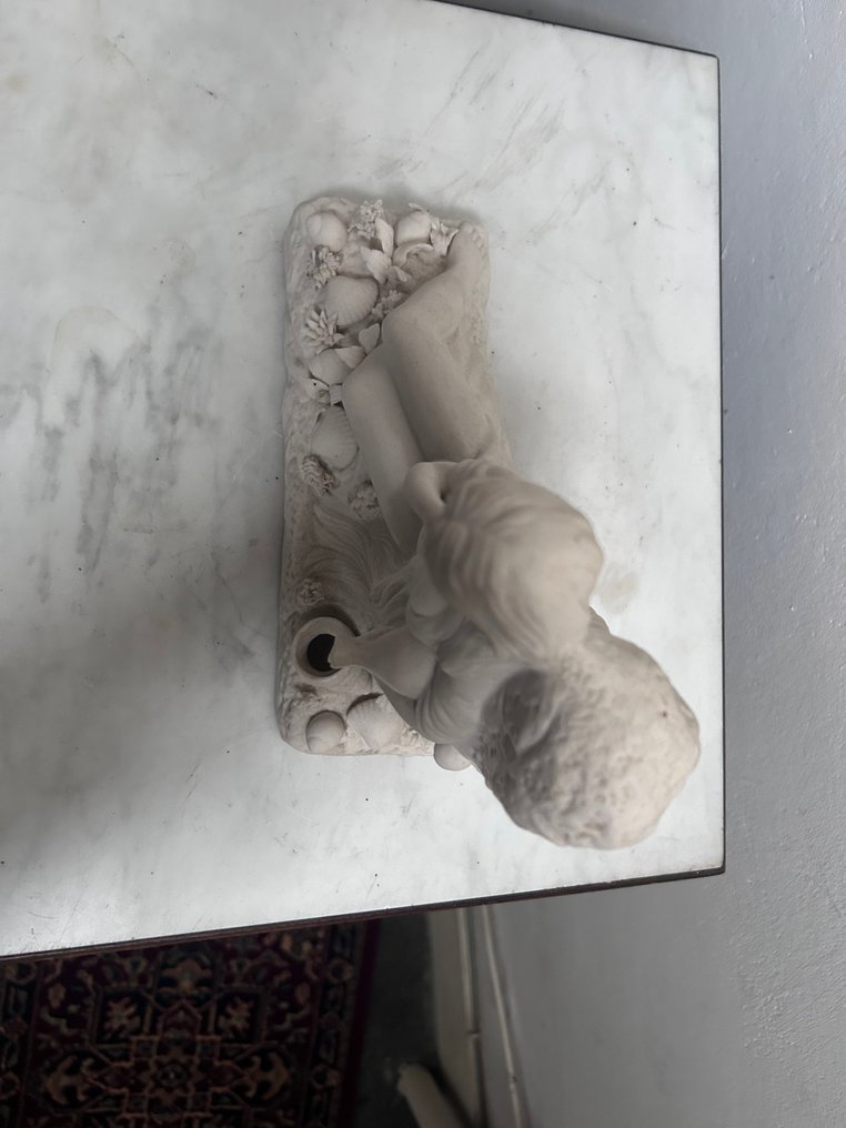 Sevres - 小塑像 - Seated winged female with shells - 瓷器 #3.2